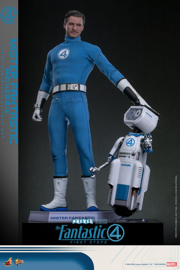 [Pre-Order] The Fantastic Four - Mister Fantastic and H.E.R.B.I.E. Sixth Scale Figure Set